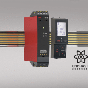 9116A-EMP Universal converter, EMPHASIS assessed